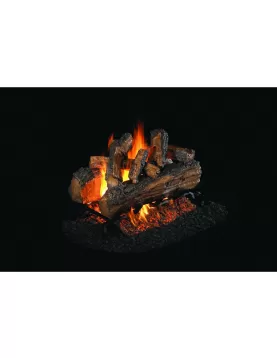 Real Fyre Split Oak Designer Plus See-Thru Gas Logs Only