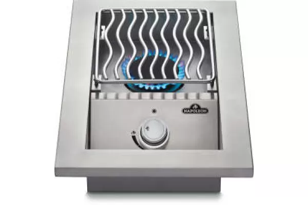 Napoleon Built-In 500 Series Single Range Top Burner with Stainless Steel Cover