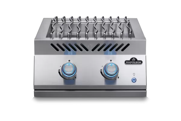 Napoleon Built-In 700 Series Dual Range Top Burner with Stainless Steel Cover
