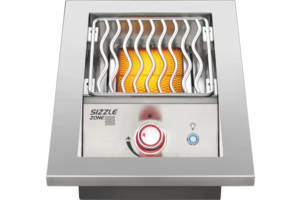 Napoleon Built in 700 Series Single Infrared Burner with Stainless Steel Cover Grill and Patio