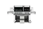 Napoleon Prestige Pro 825 Stainless Steel Gas Grill with Power Side Burner, Infrared Rear and Bottom Burners