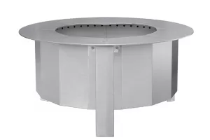 Firegear Lume 21-Inch Multisided Smoke-Less Wood Burning Fire Pit with Sear Top Cooking Surface