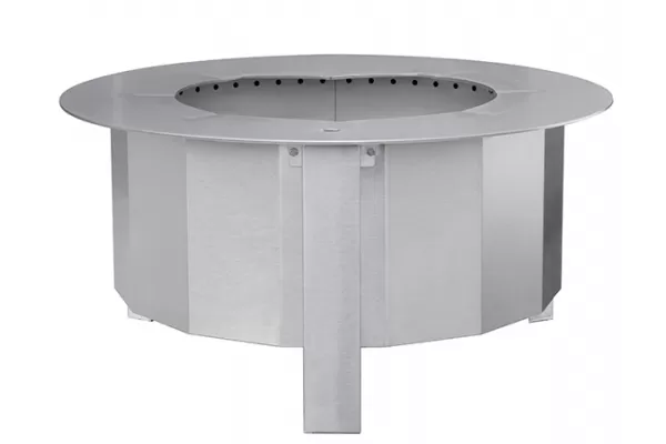 Firegear Lume 21-Inch Multisided Smoke-Less Wood Burning Fire Pit with Sear Top Cooking Surface