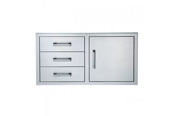 Broilmaster 42-Inch Single Door with Triple Drawer