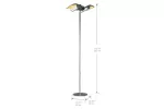 Dimplex Indoor/Outdoor Electric Infrared Heater Permanent Location Floor Stand