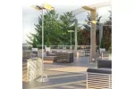 Dimplex Indoor/Outdoor Electric Infrared Heater Permanent Location Floor Stand