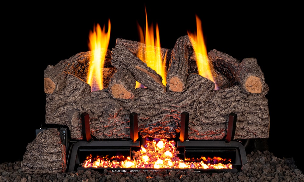 Real Fyre Gnarled Oak ANSI Log Set | Grill and Patio