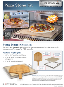 Pizza Stone Kit